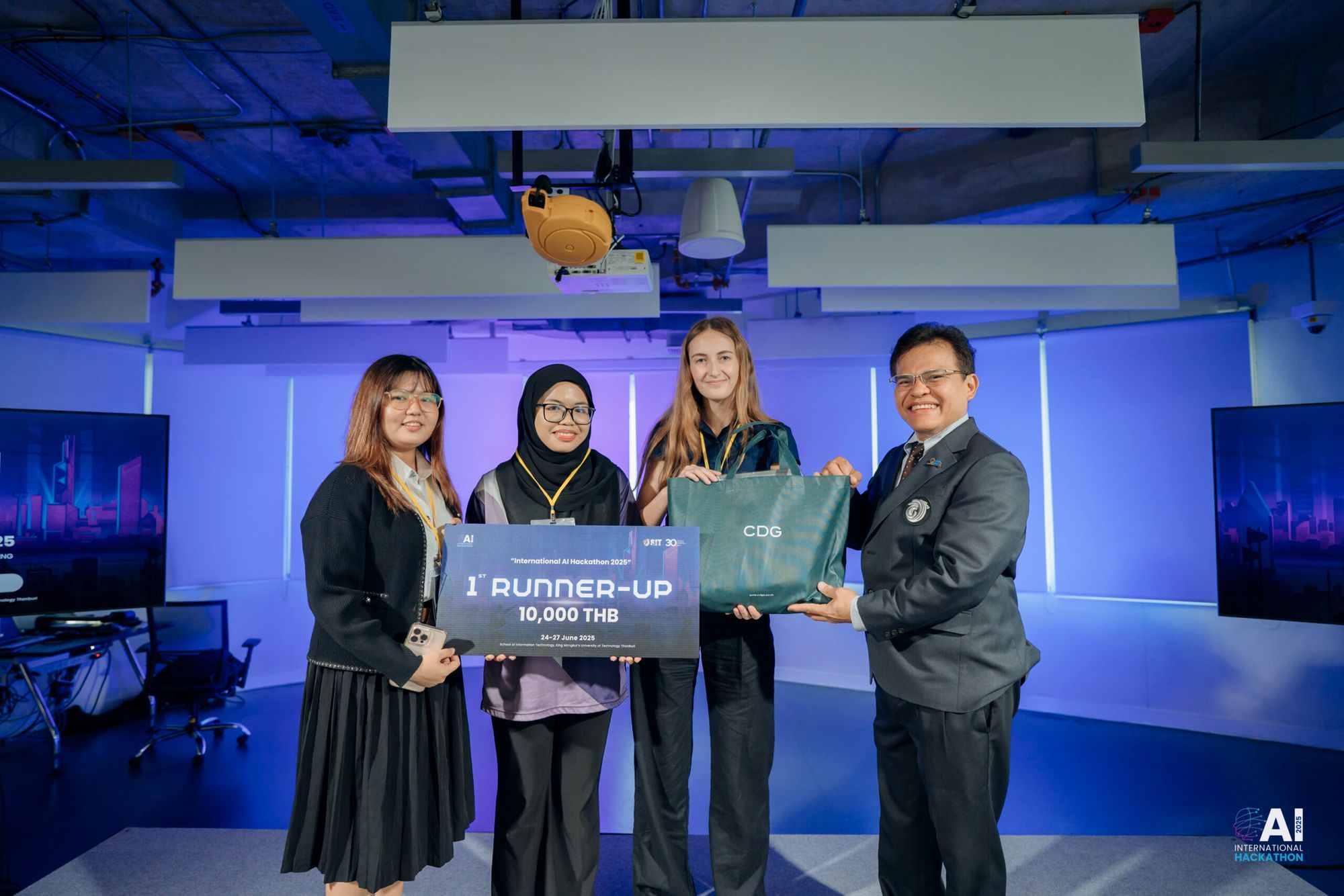 IC2 Students Excel at AI International Hackathon 2025